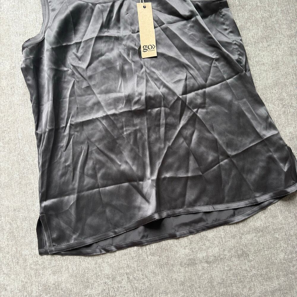 NWT Go by GoSilk Grey Tank - Picture 6 of 6